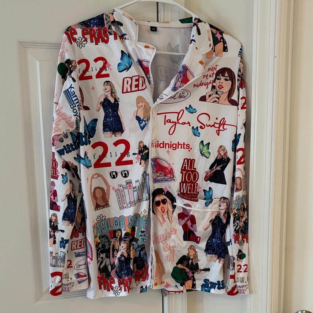 Unbranded Taylor Swift Pajama Top